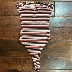 Out from Under tube top bodysuit.